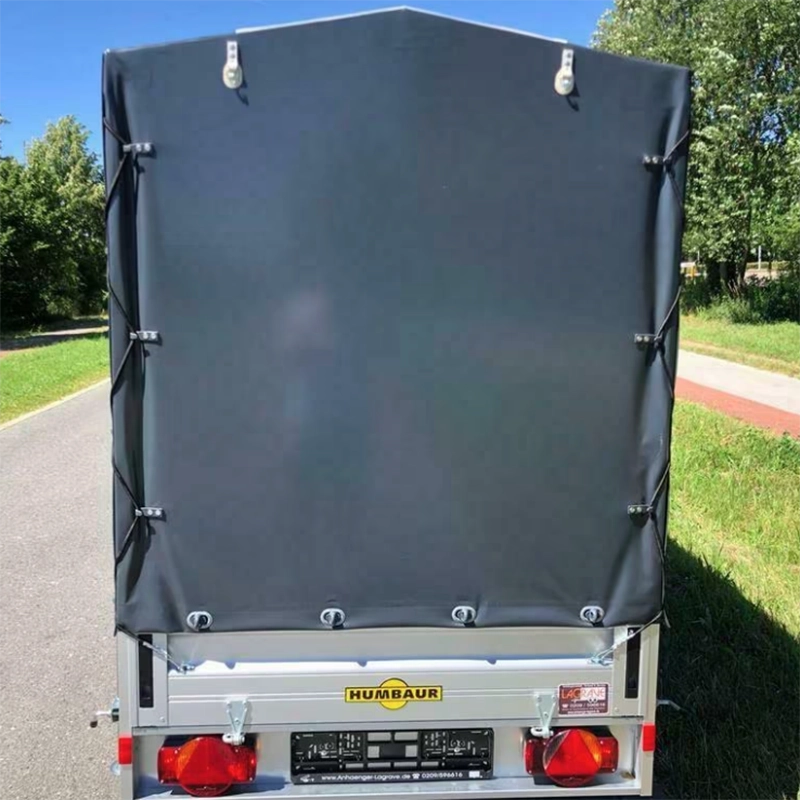 Anhänger in Borken mieten Heckansicht